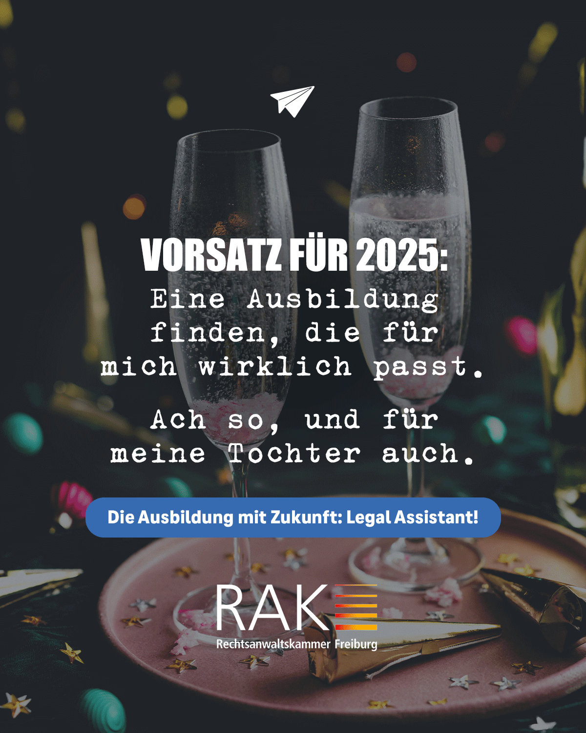 Vorsatz für 2025: Eine Ausbildung finden, die für mich wirklich passt.